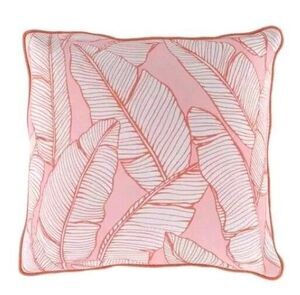 allen + roth Floral Herbo Peach Square Throw Pillow Tropical Boho Cottagecore